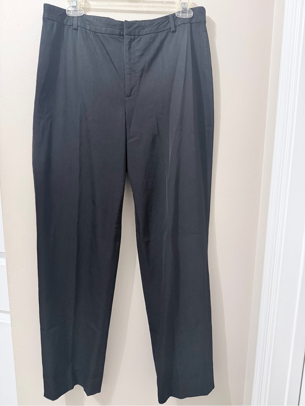 Linda Allard Ellen Tracy Pants Trouser Women's Size 10 Black Wool Blend Stretch